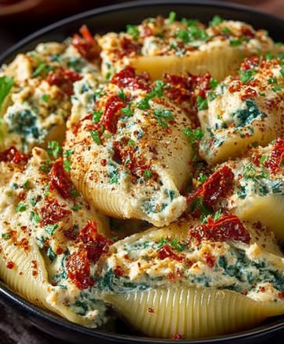 Creamy Sun-Dried Tomato and Ricotta Stuffed Shells image 2