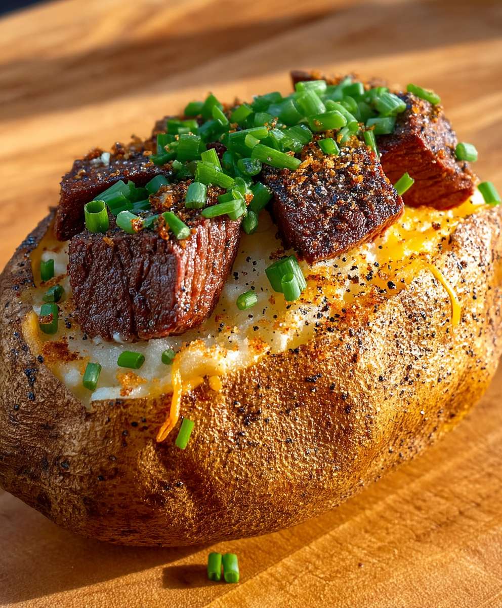 Loaded Baked Potato with Steak image 2