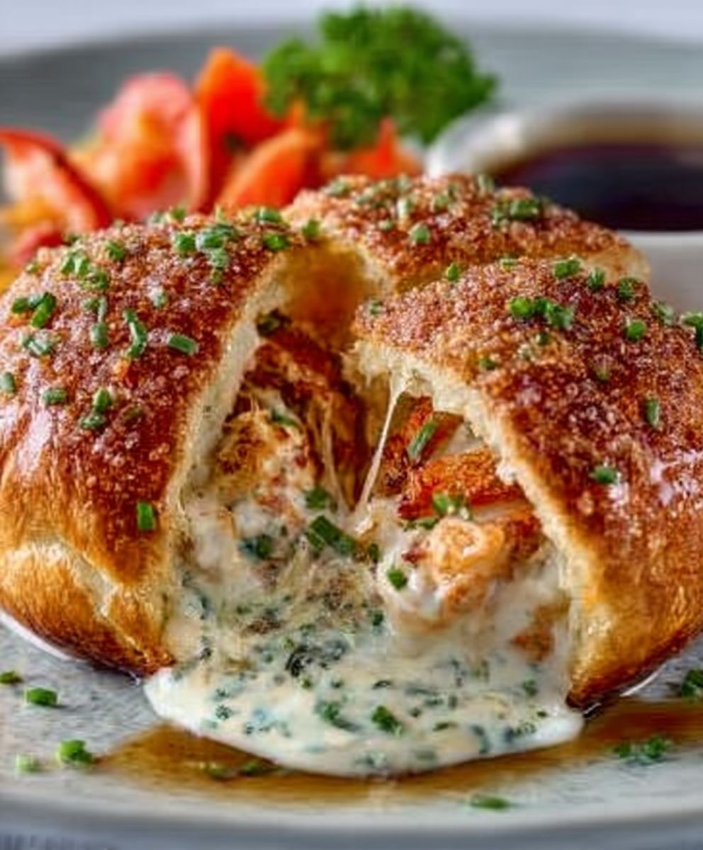 Shrimp and Crab Stuffed Crescent Bombs – Seafood Party Appetizers image 2